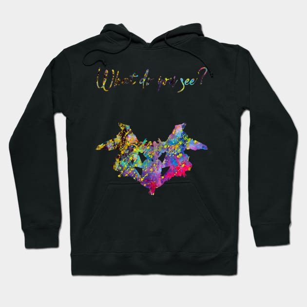 Rorschach inkblot test Hoodie by erzebeth